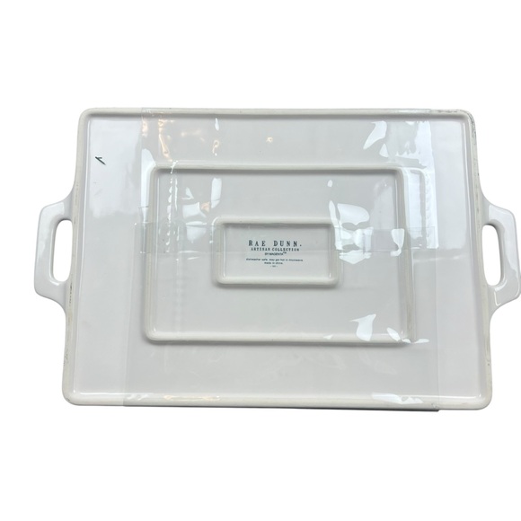 RAE DUNN 16" CHARCUTERIE BOARD Nuts Olives Fruit bowls! Wedding House gift! NEW! - Picture 3 of 4